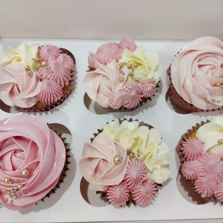 Customised Cupcakes (Pink Colour)