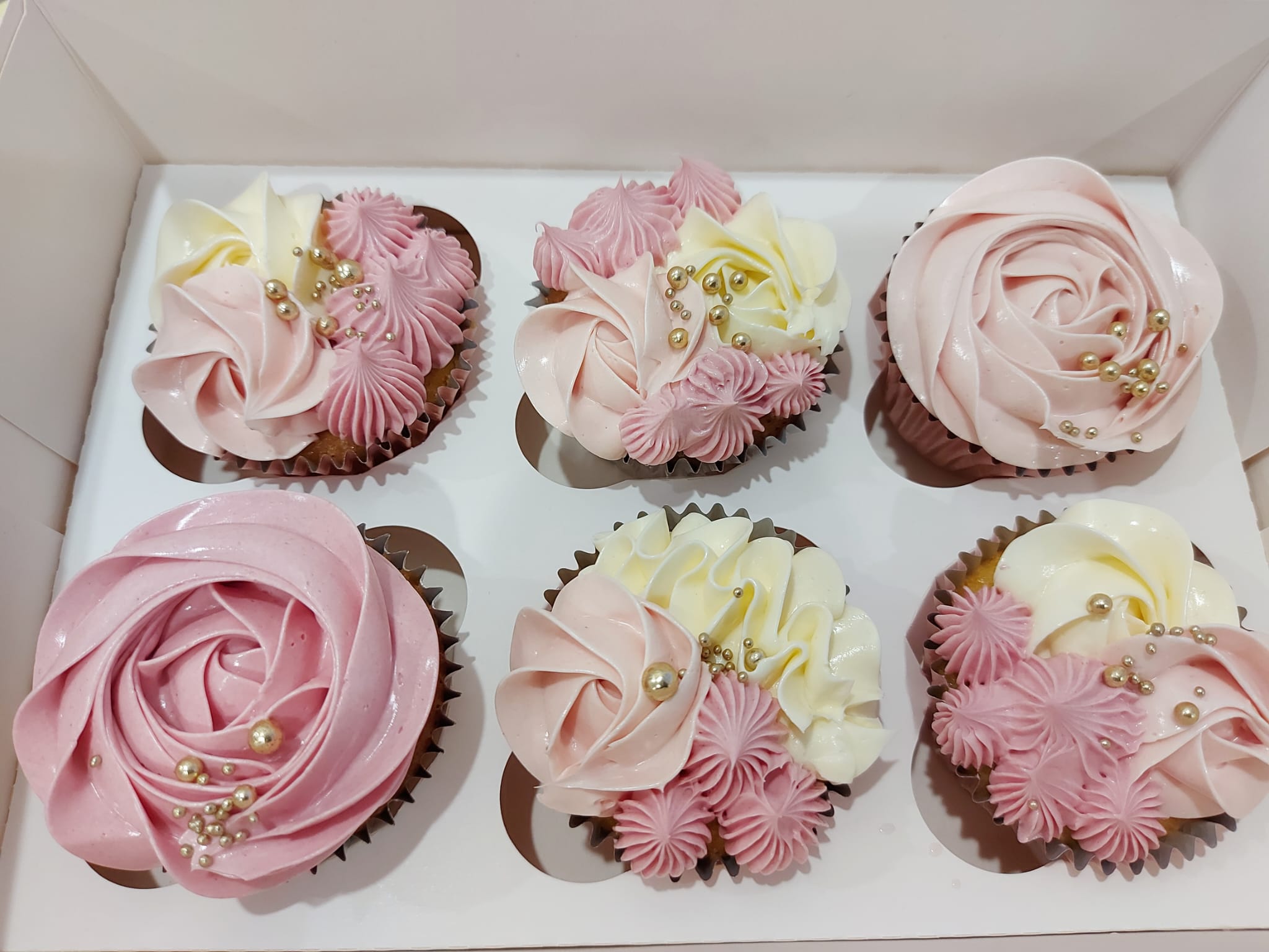 Customised Cupcakes (Pink Colour)